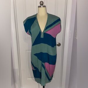 A Common Thread Silk Shift Dress